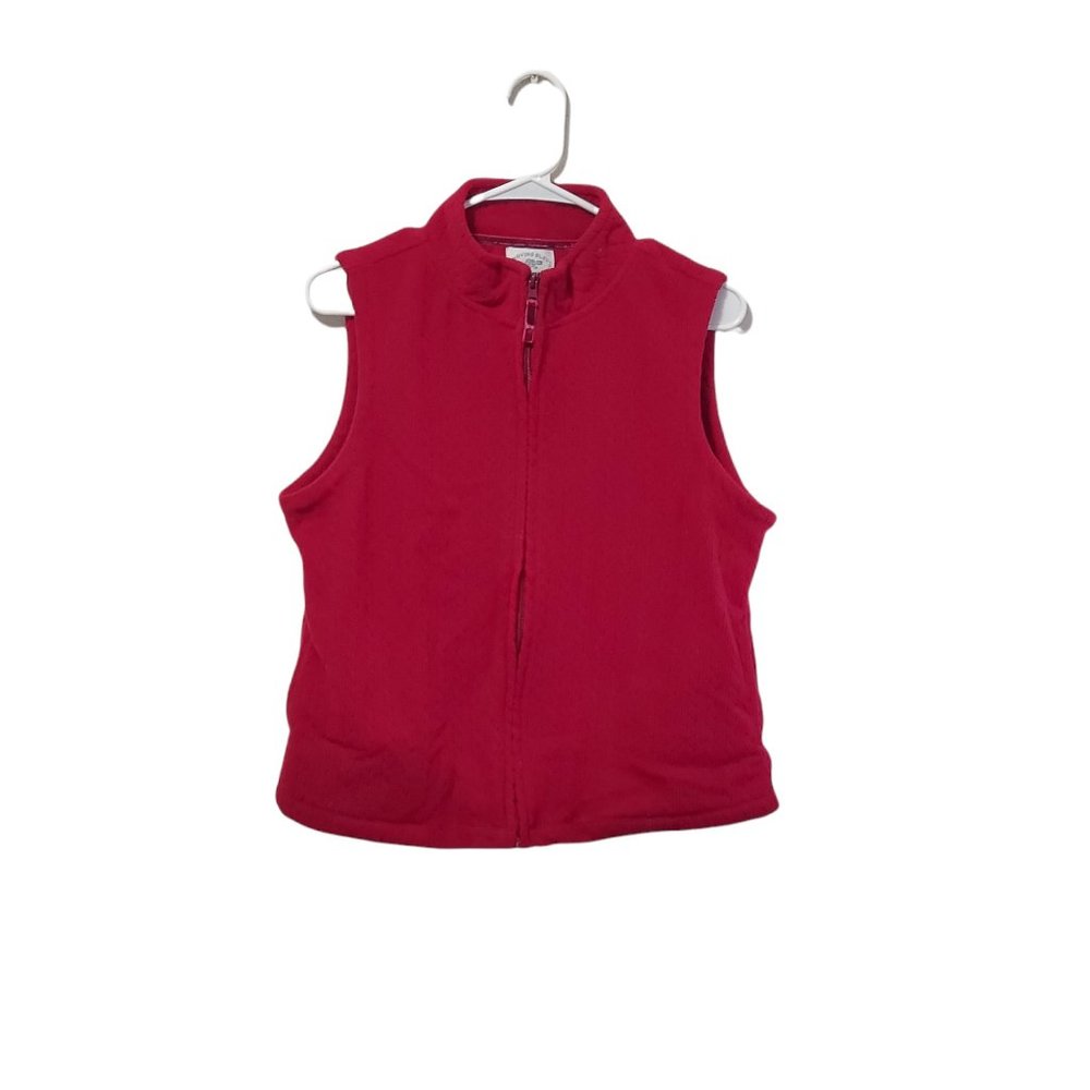 Moving Bleu Magenta Full Zip Sleeveless Vest M